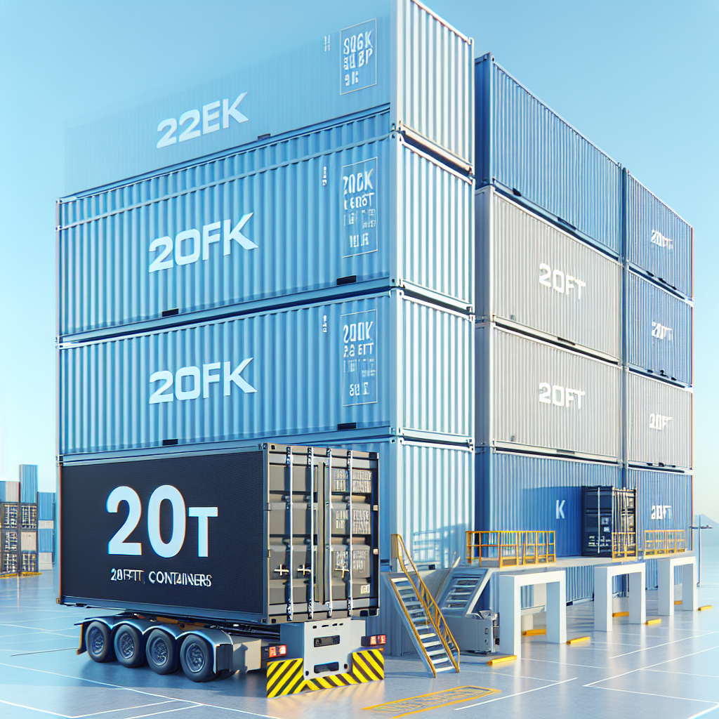 Découvrez le conteneur 20ft standard : Guide complet et conseils