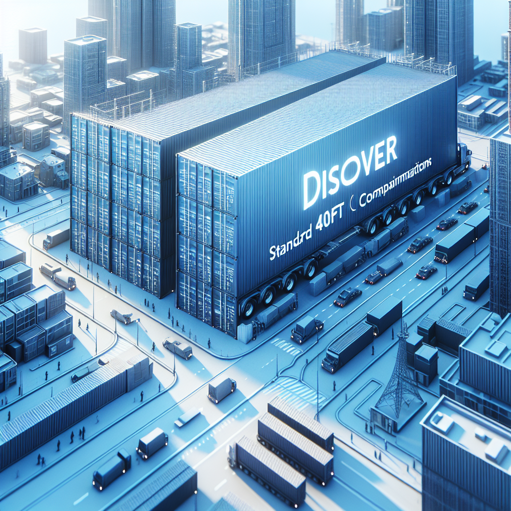 Découvrez le conteneur 40ft standard : Comparatif et recommandations