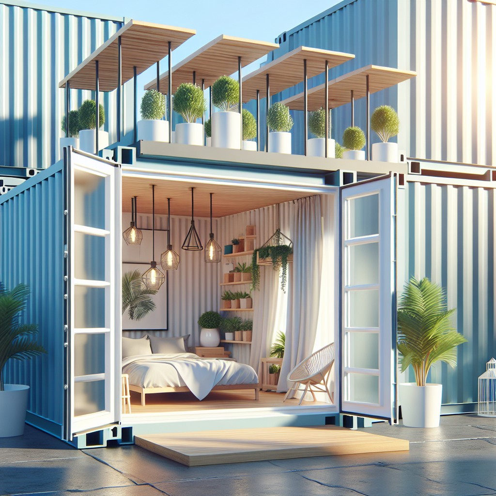 Explorez le monde des containers aménagés habitables