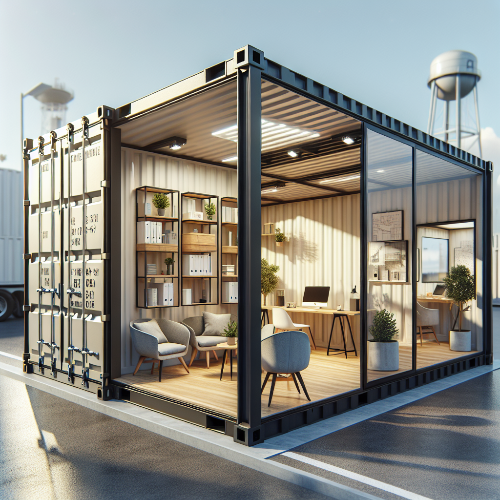 Optimisez Votre Espace avec un Conteneur Bureau Modulaire