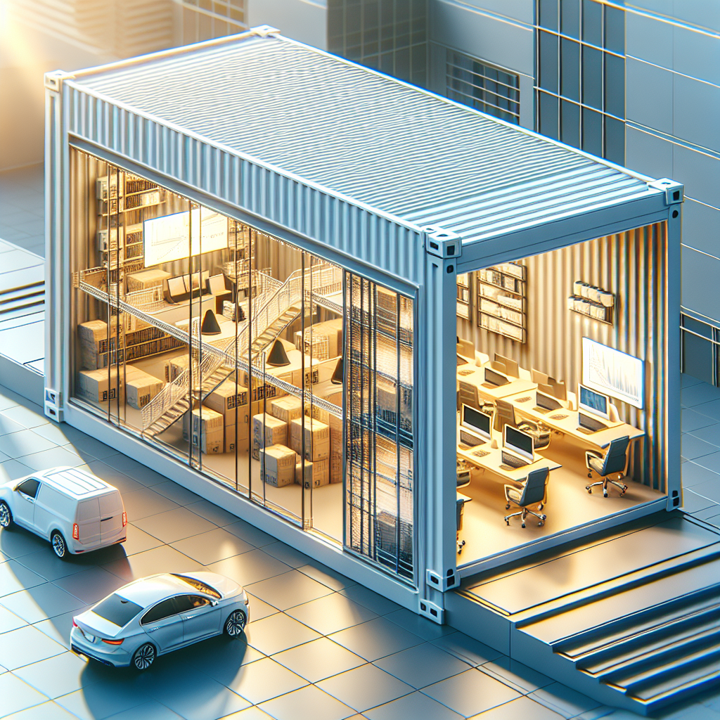 Transformez Votre Espace de Travail avec un Conteneur Bureau Modulaire