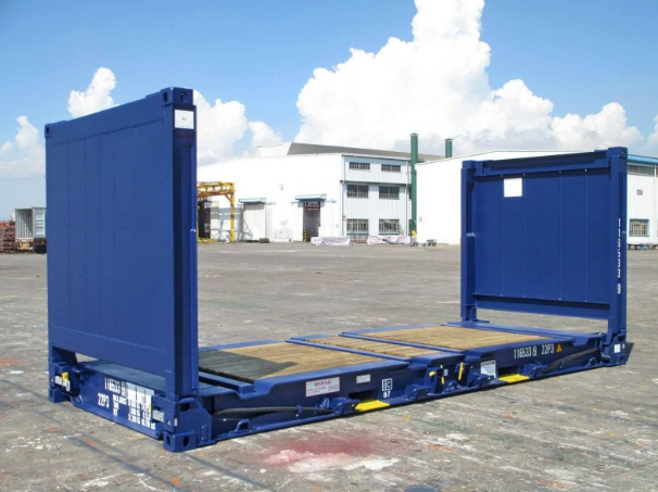 Container maritime 20 pieds flat rack