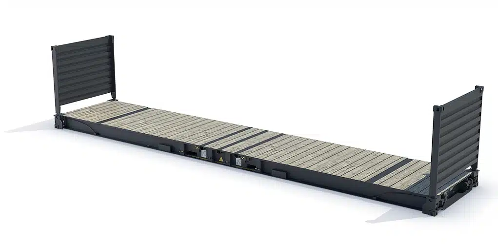 Container maritime 40 pieds flat rack