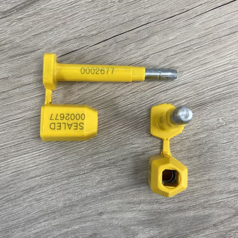 Hochsicherheitsplombe aus Stahl und ABS für Container