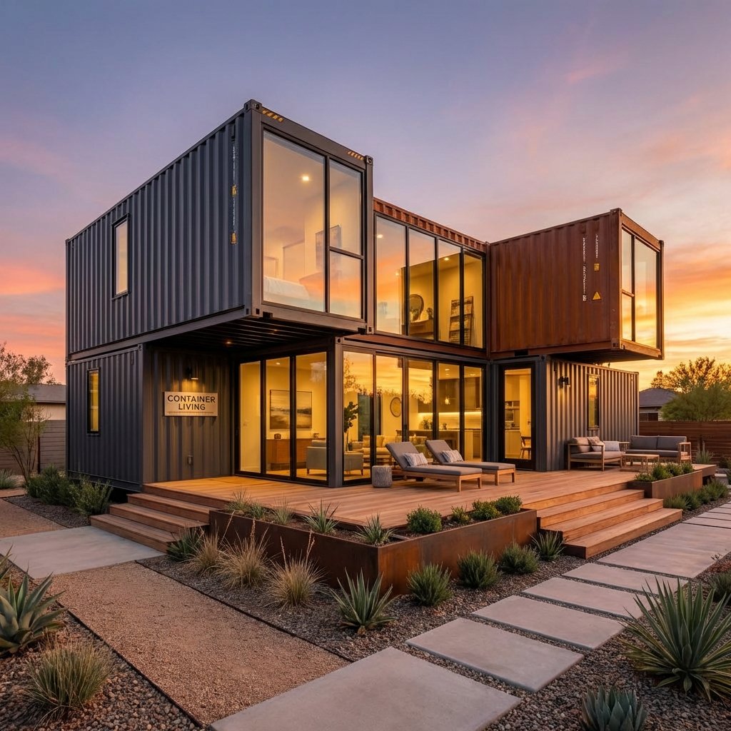 Maison container 100m2